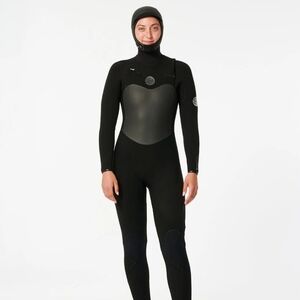 RipCurl flashbomb e7 5/4 hooded full body front zip surfing wetsuit